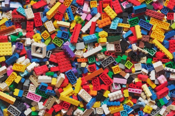 Joc ”X și O” din piese Lego