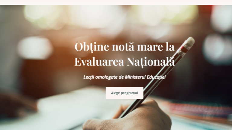Pregătire pentru Evaluarea Națională - Platforma Educație Deschisă 